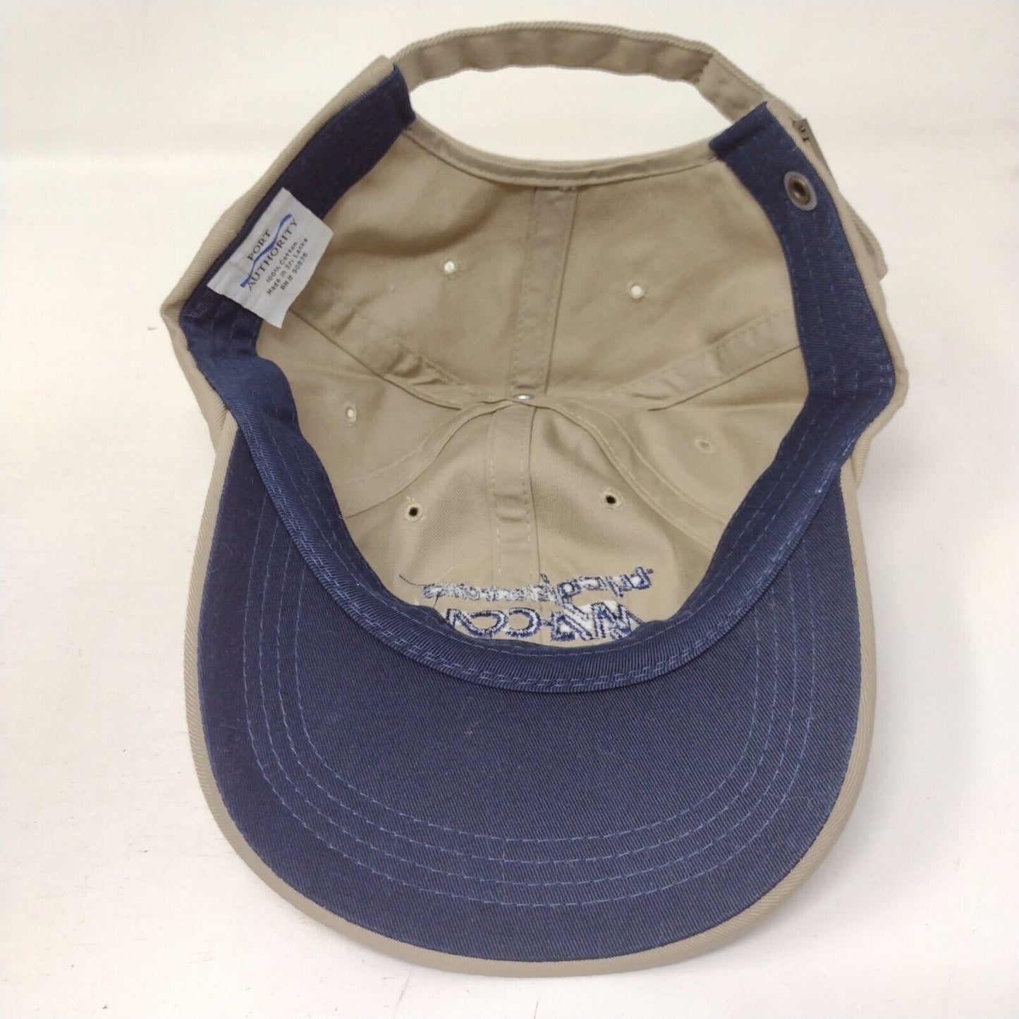 Tyco/Electronics Macom Slideback Hat Tan OS Adjustable 6 Panel Port Authority