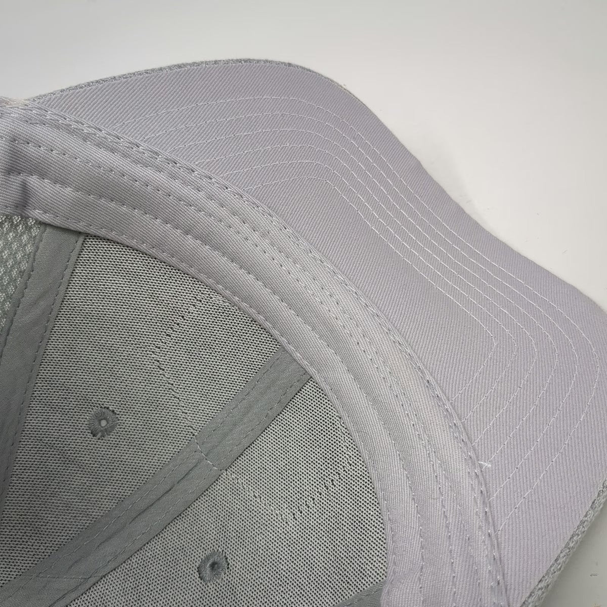 AMSOIL Patch Trucker Hat Gray One Size Mesh Back Snapback Synthetic Oil Motor