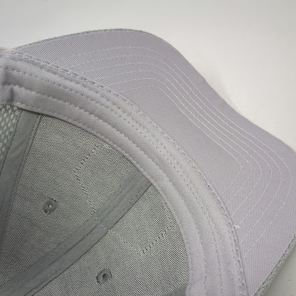 AMSOIL Patch Trucker Hat Gray One Size Mesh Back Snapback Synthetic Oil Motor