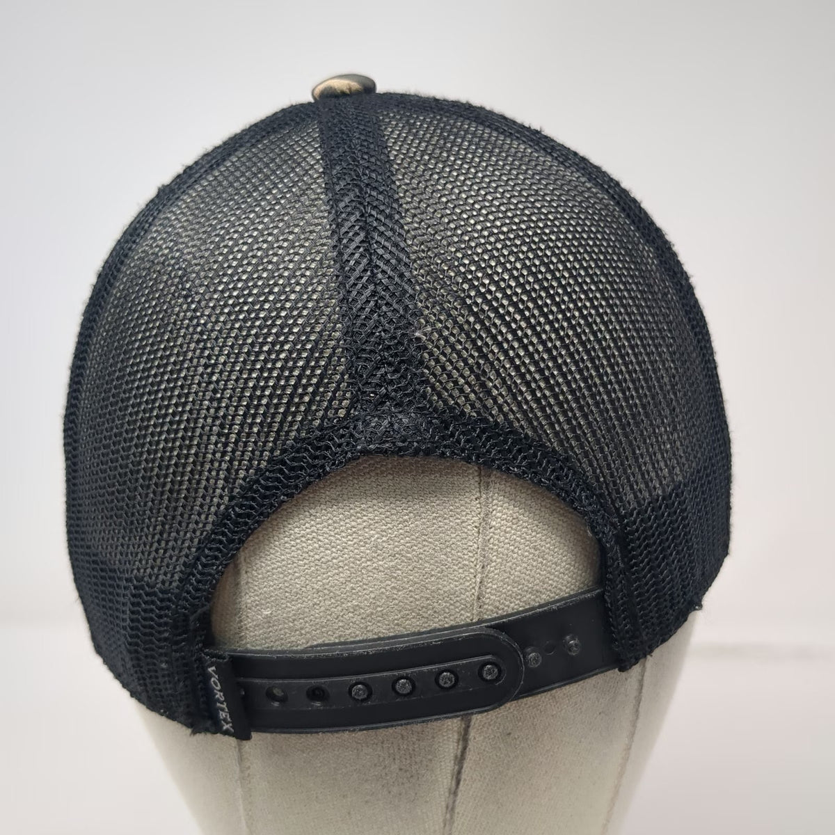 Vortex Optics Trucker Hat Brown Camo One Size Snapback Mesh Raised Rubber Logo