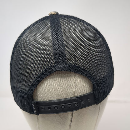 Vortex Optics Trucker Hat Brown Camo One Size Snapback Mesh Raised Rubber Logo