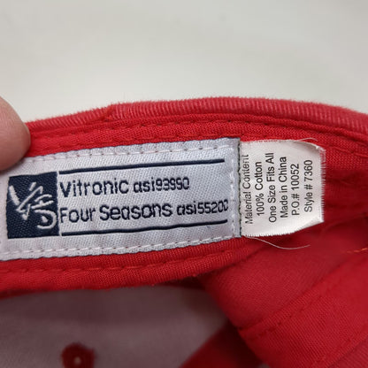 Vitronic Advance Auto Parts Hat Red Baseball Cap One Size Strapback Checkered