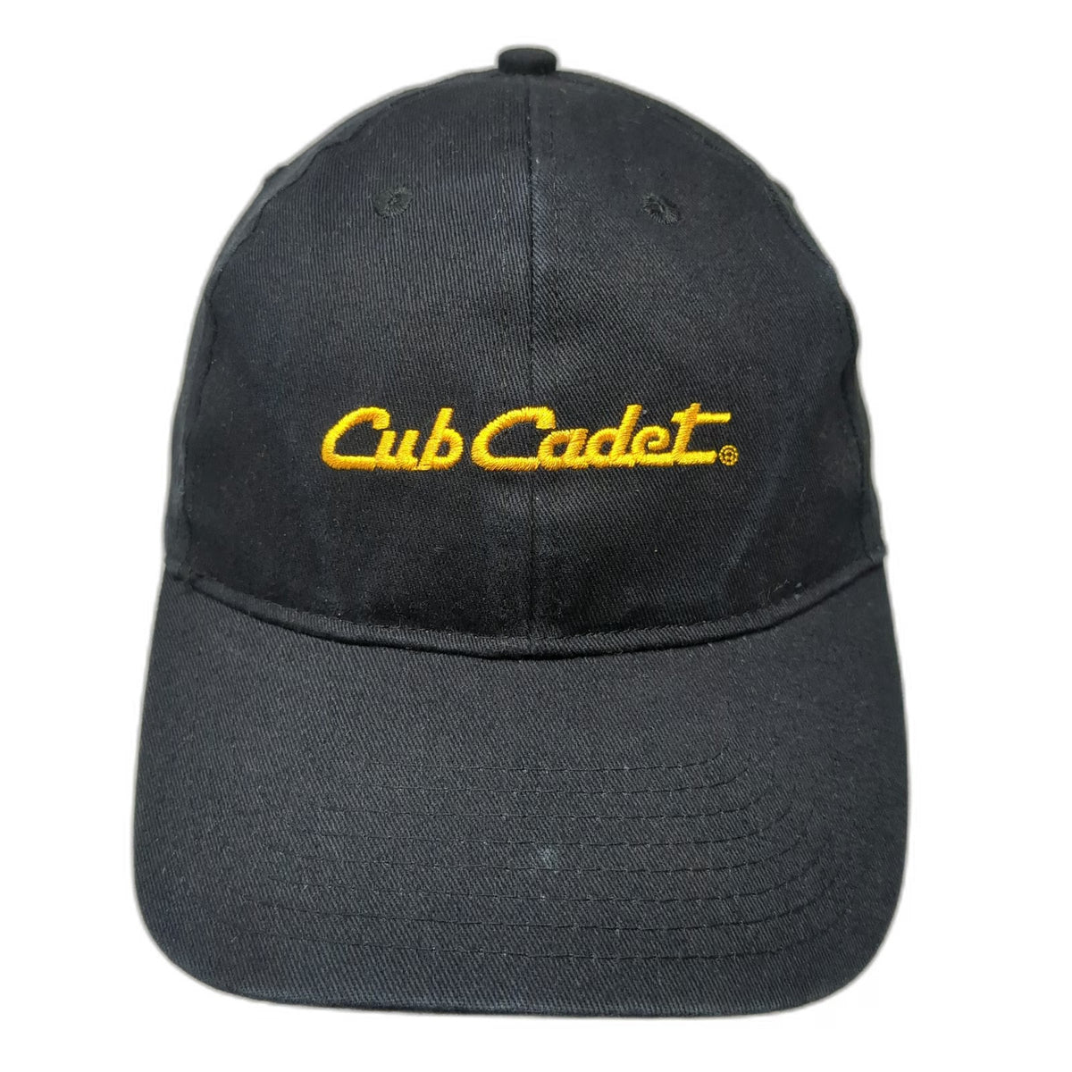 Hit Wear Baseball Cap Black One Size Cub Cadet Embroidered Logo Strapback Hat