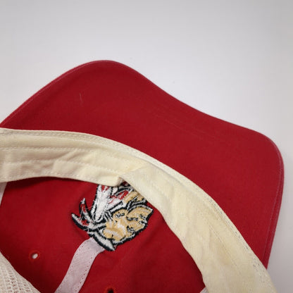 Indian Boise Snapback Trucker Hat Red M/L Mesh Back Richardson Outdoor