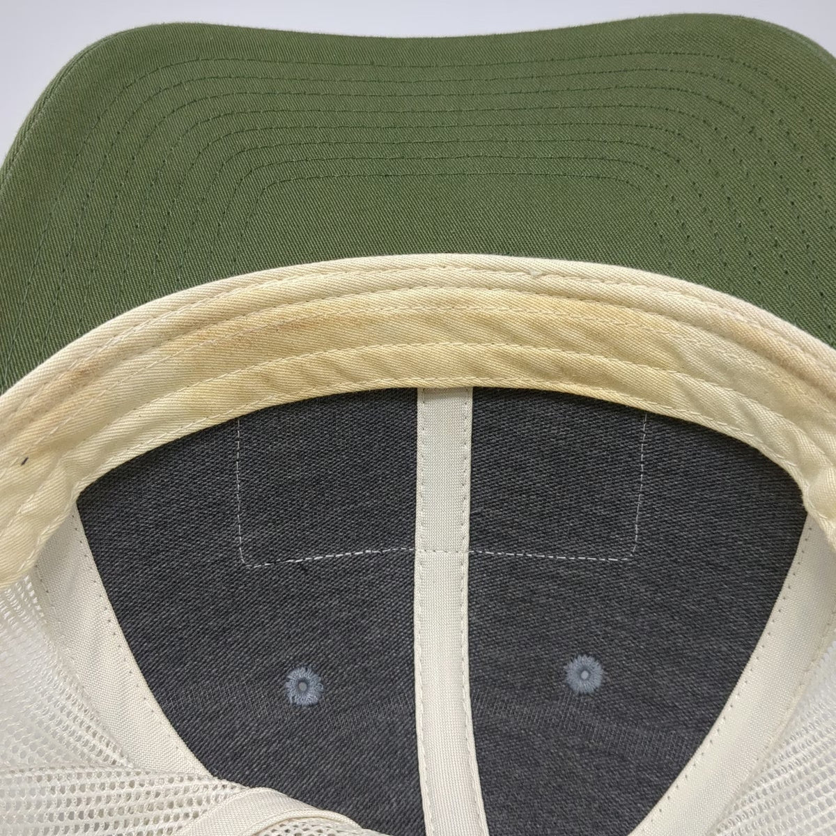 Richardson Trucker Hat Gray Green L Koenig Distillery Mesh Back Snapback