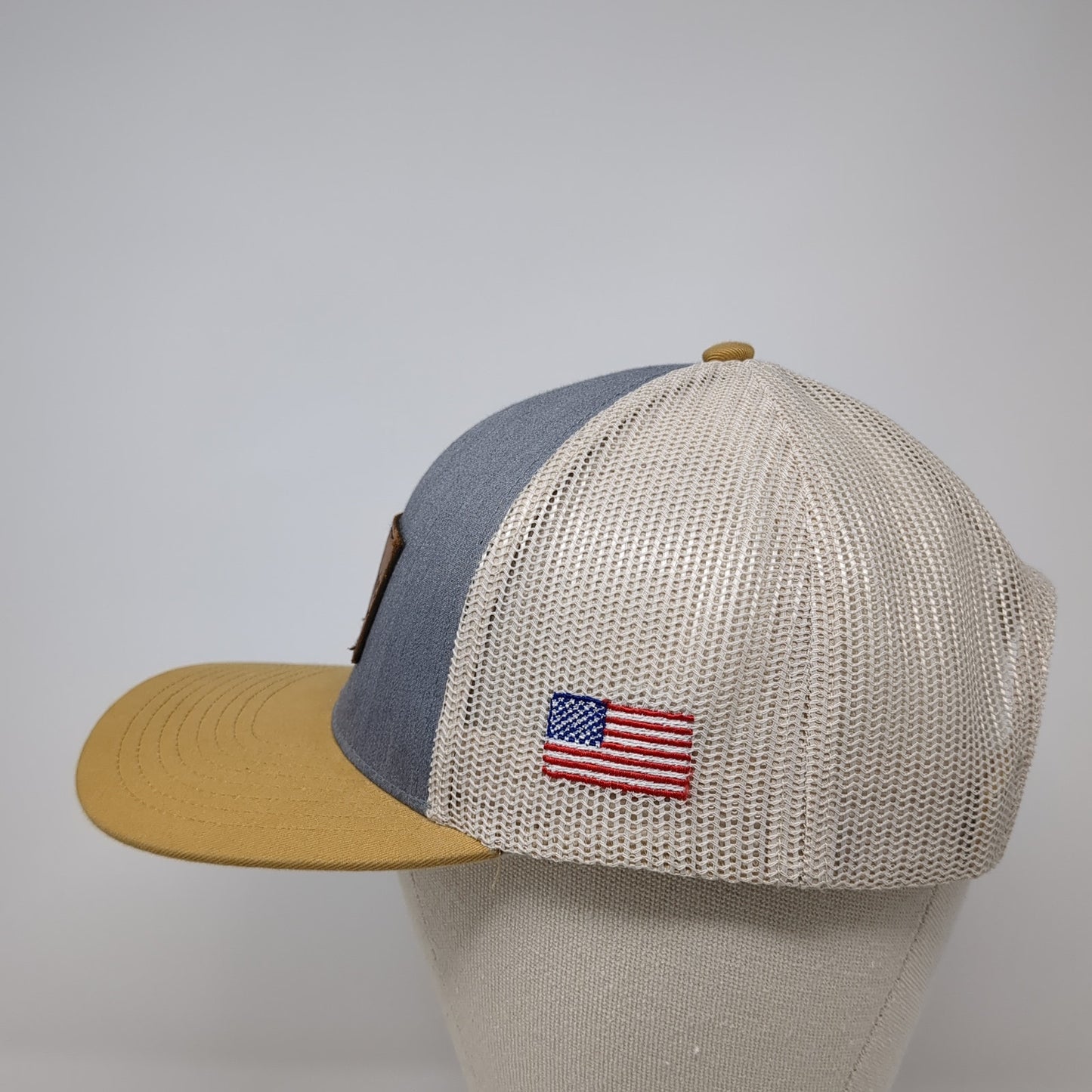 Prefab Logic Snapback Mesh Back Trucker Hat Multi One Size Cap America