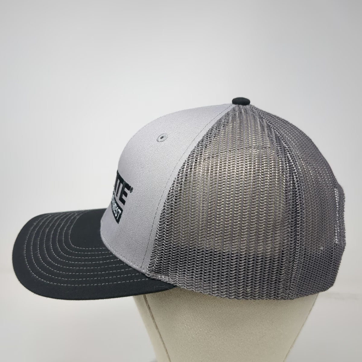 Richardson Trucker Hat Gray One Size Granite Pacific Northwest Mesh Snapback