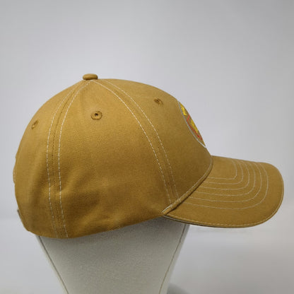 Montana Sulphur Yellowstone Brand Baseball Cap Brown One Size Strapback Hat