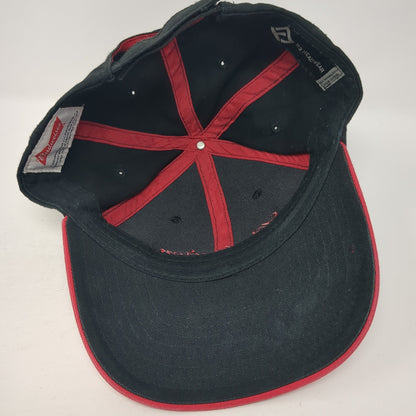 Budweiser King Of Beers Strapback Hat Black One Size Adjustable 6 Panel