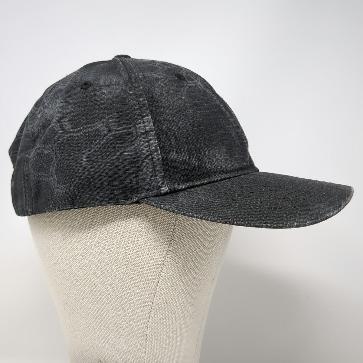 Richardson Baseball Cap Black Gray One Size Strapback Western Trailers Hat Logo