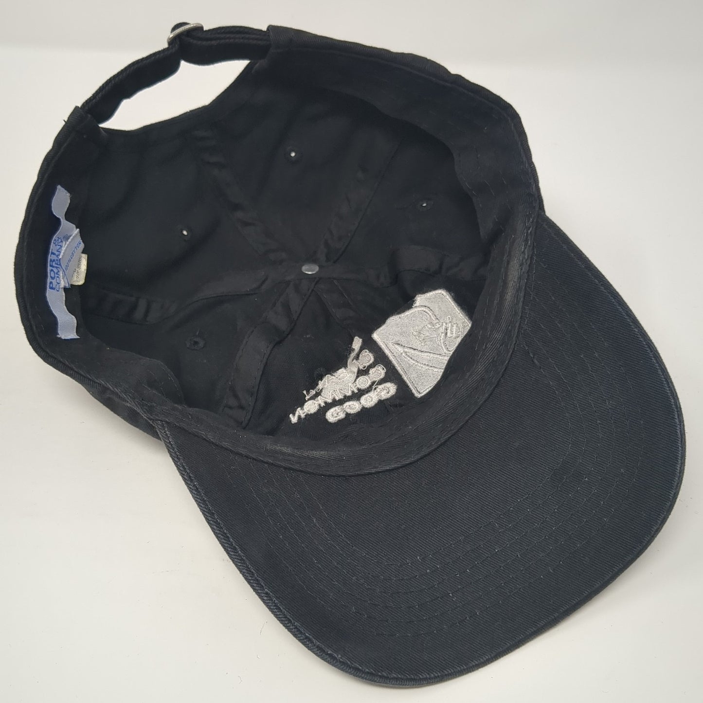 Create Common Good Slideback Baseball Cap Black OS Adjustable Port & Company