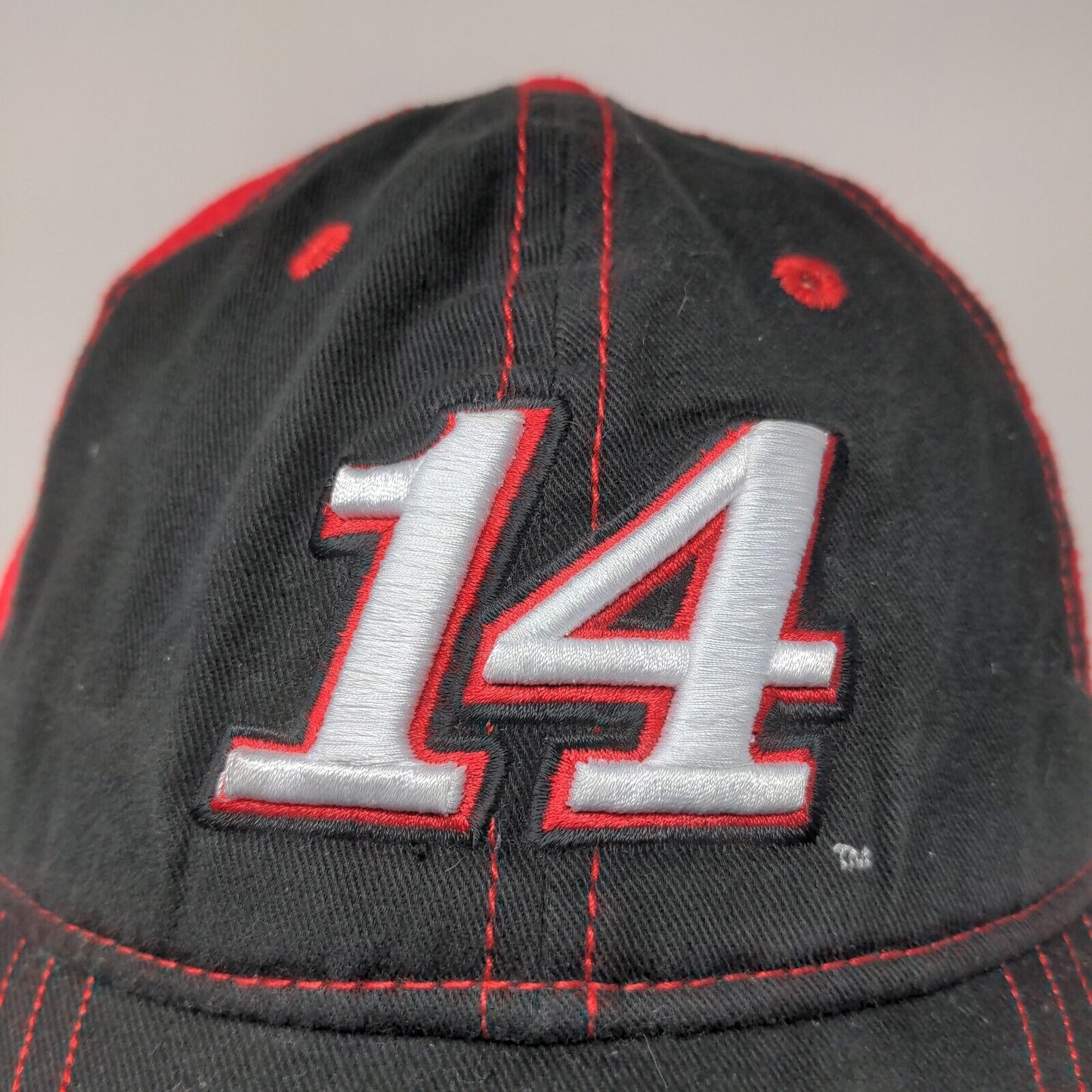 Chase Authentics Boy's Strapback Hat Red Black Embroidered Tony Stewart #14