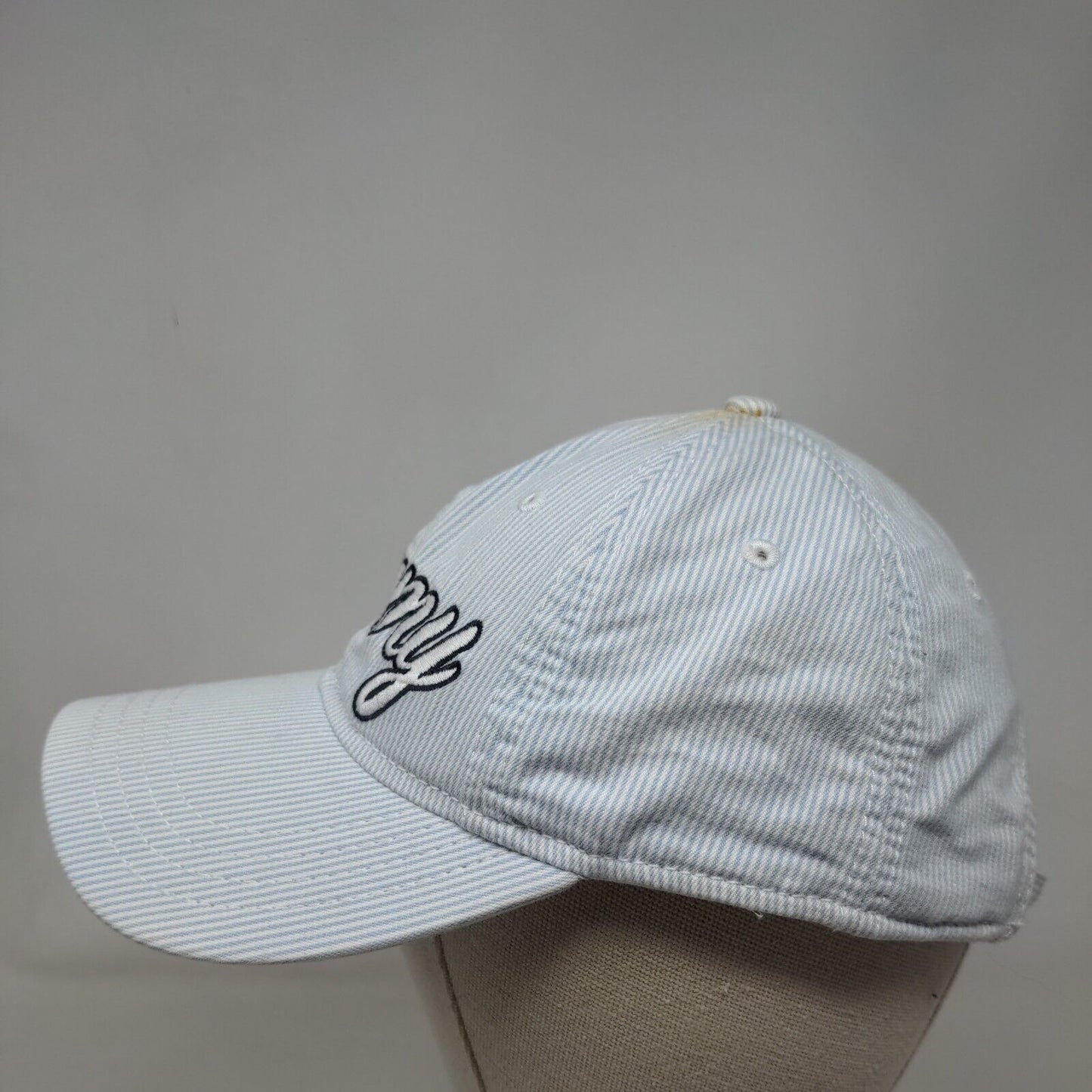Tommy Hilfiger Slideback Hat Multicolor One Size Embroidered Striped 6 Panel