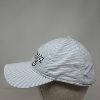 Tommy Hilfiger Slideback Hat Multicolor One Size Embroidered Striped 6 Panel