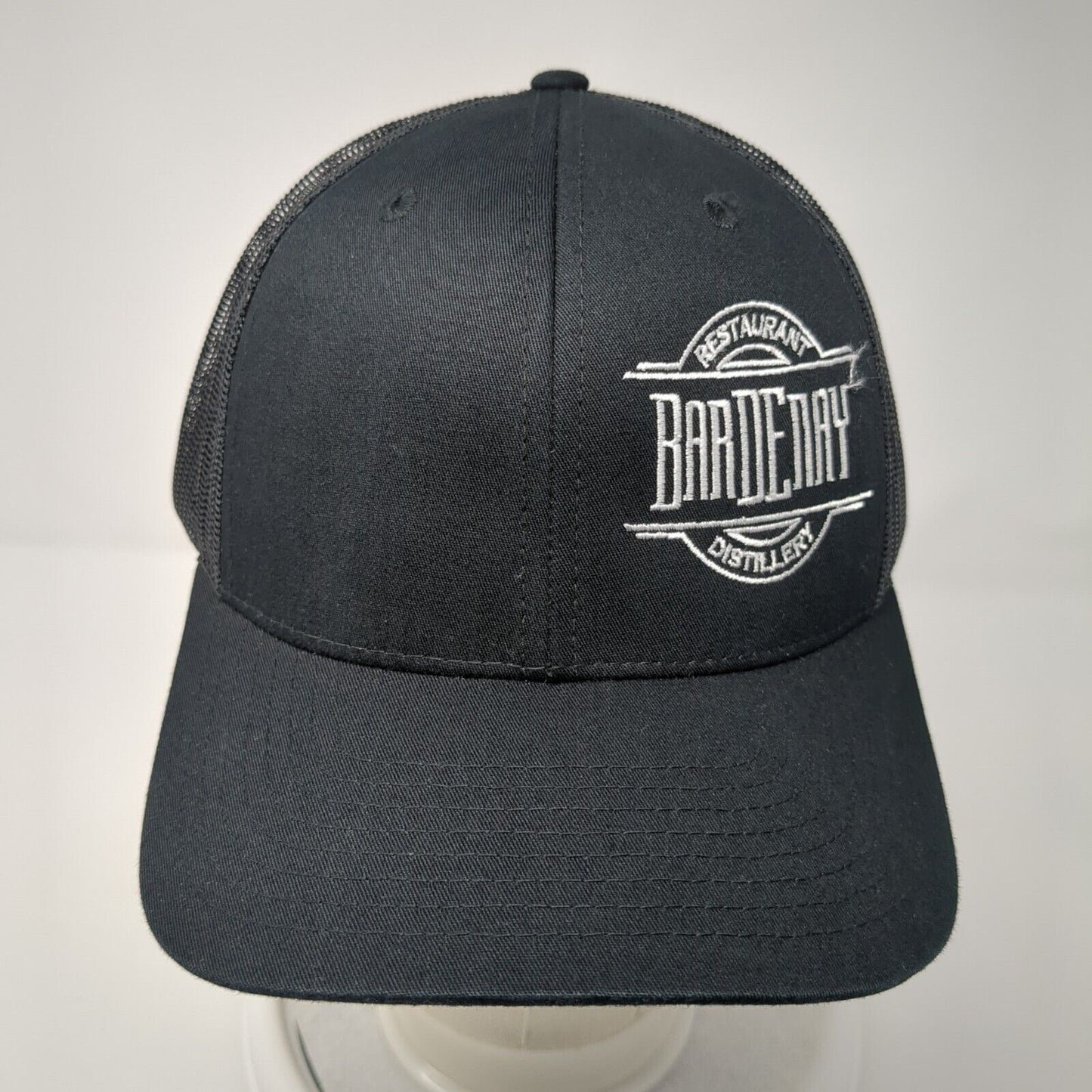 Bardenay Restaurant Distillery Trucker Hat Black One Size Mesh Back
