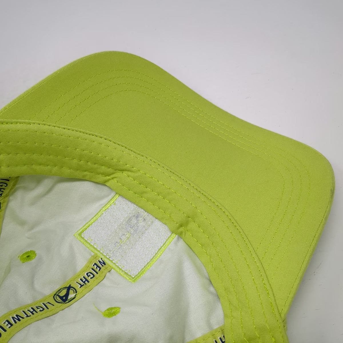 Ahead Baseball Cap Green One Size Lightweight Cotton Strapback Logo Patch Hat