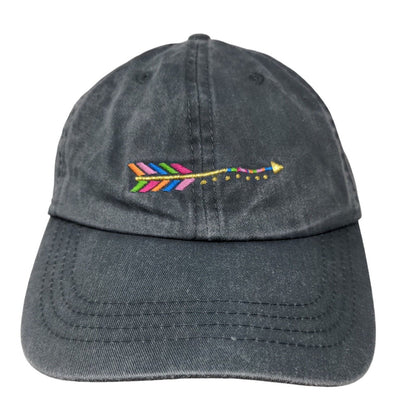 Natural Life Women's Slideback Hat Colorful Embroidered Logo Follow Your Dreams