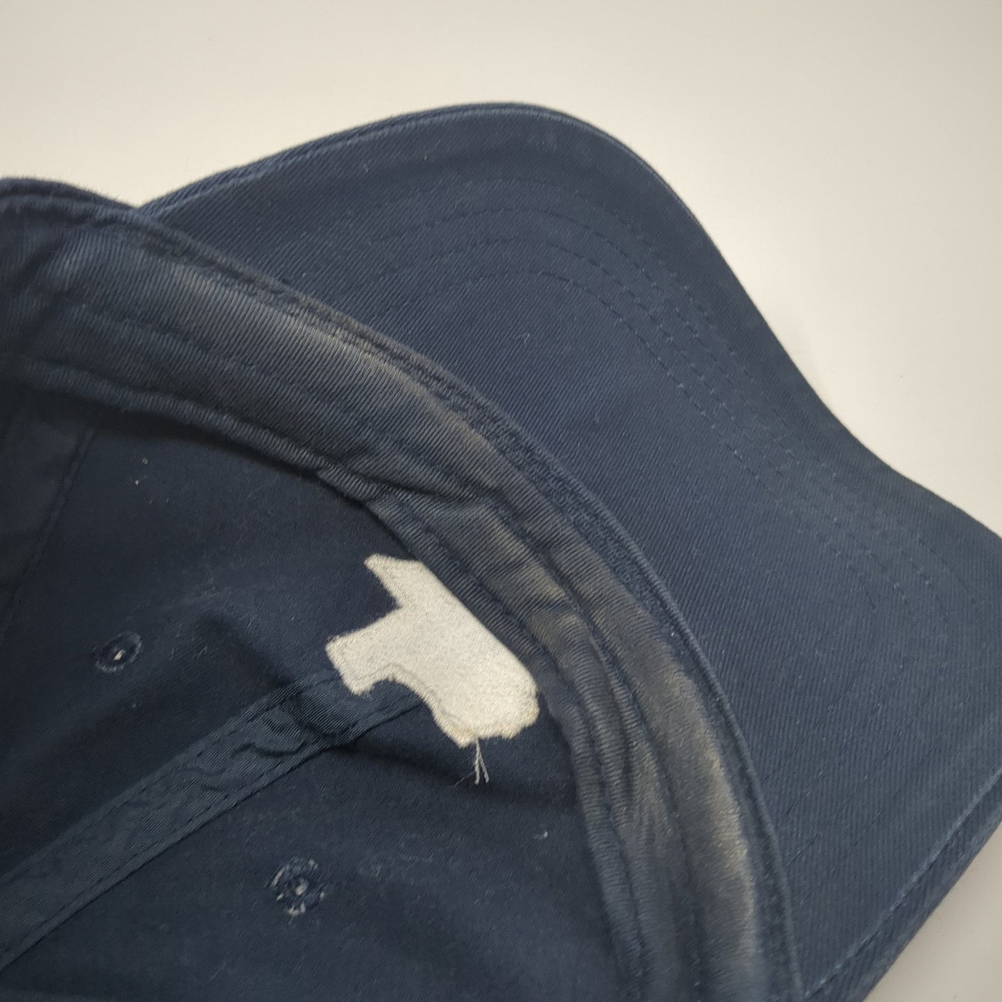 Texas State Map Slideback Hat Blue One Size Adjustable Outdoor Cap