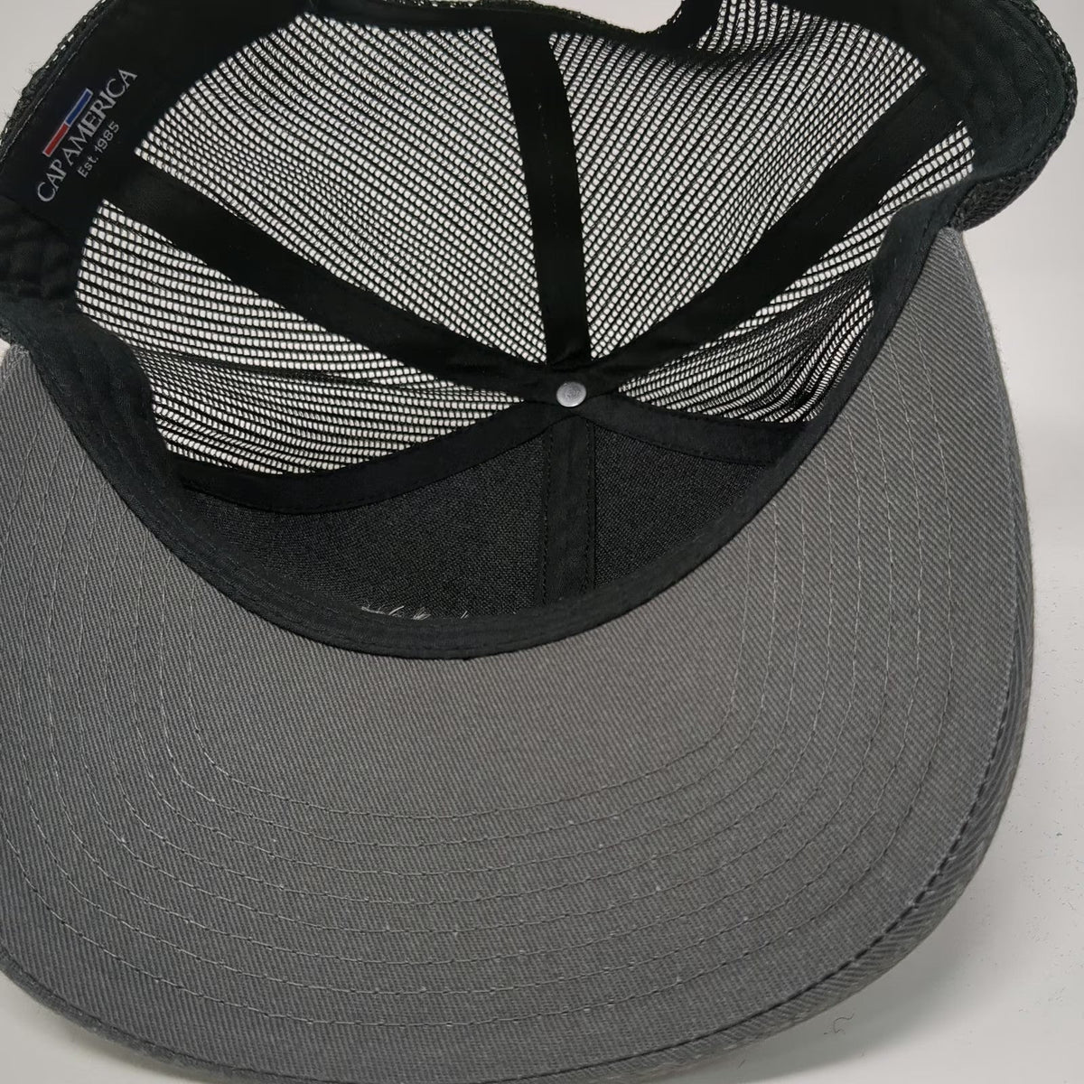 Cap America Trucker Hat Gray One Size Mesh Back Snapback Riverrock Pest Control