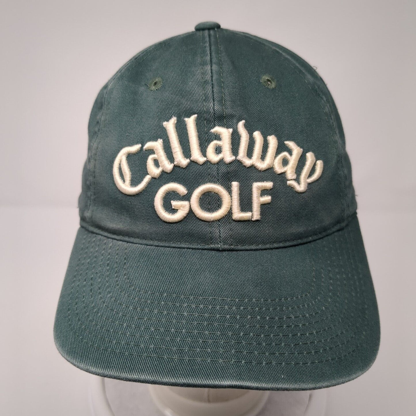 Callaway Golf Slideback Hat Green One Size Adjustable Embroidered
