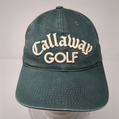 Callaway Golf Slideback Hat Green One Size Adjustable Embroidered