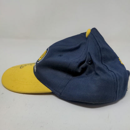 Mighty Mac Boy's Snapback Hat Blue 2-4T Yellow Indiana Pacers Autographed Boomer