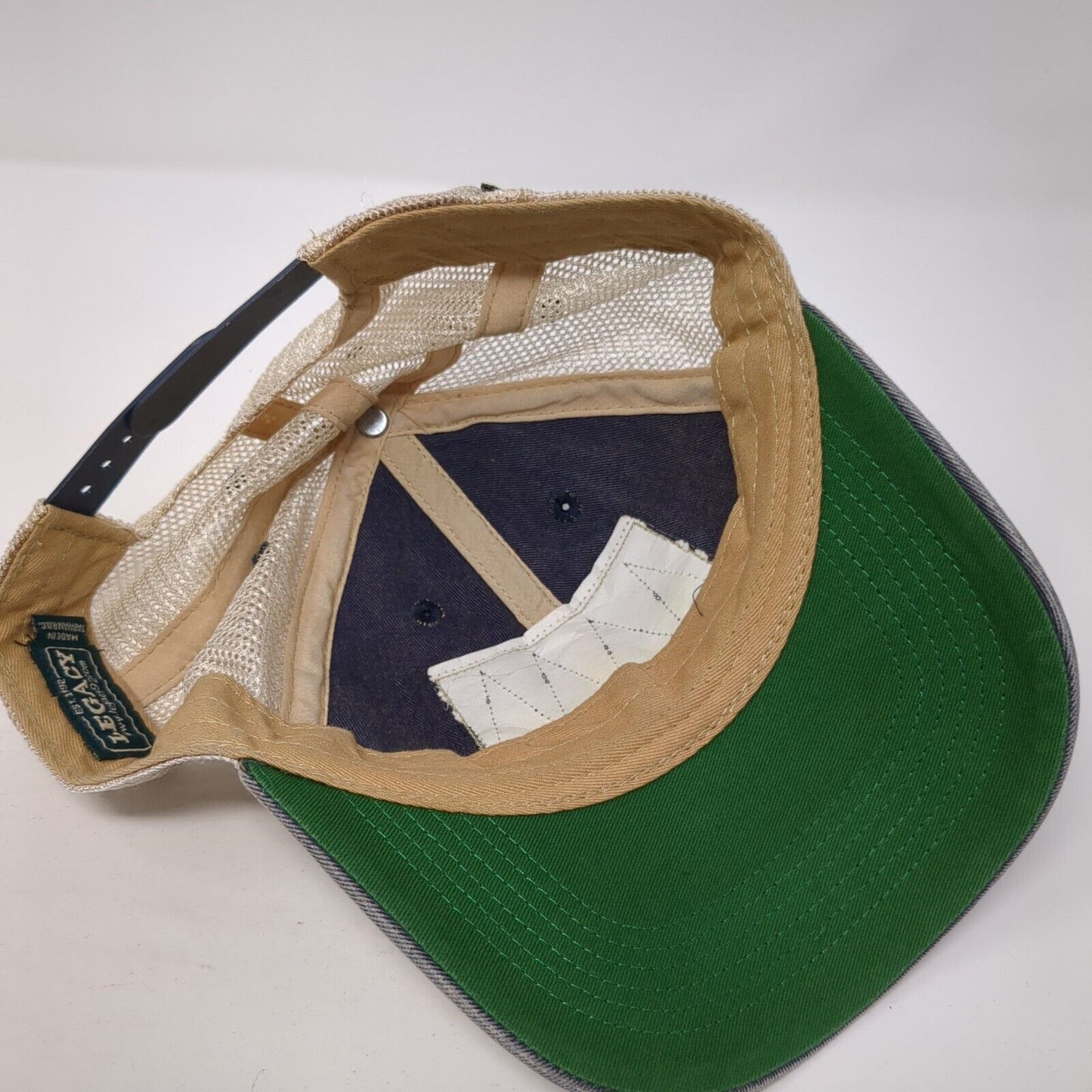 Sunlight Snapback Trucker Hat Blue OS Adjustable Embroidered Mesh Back Legacy