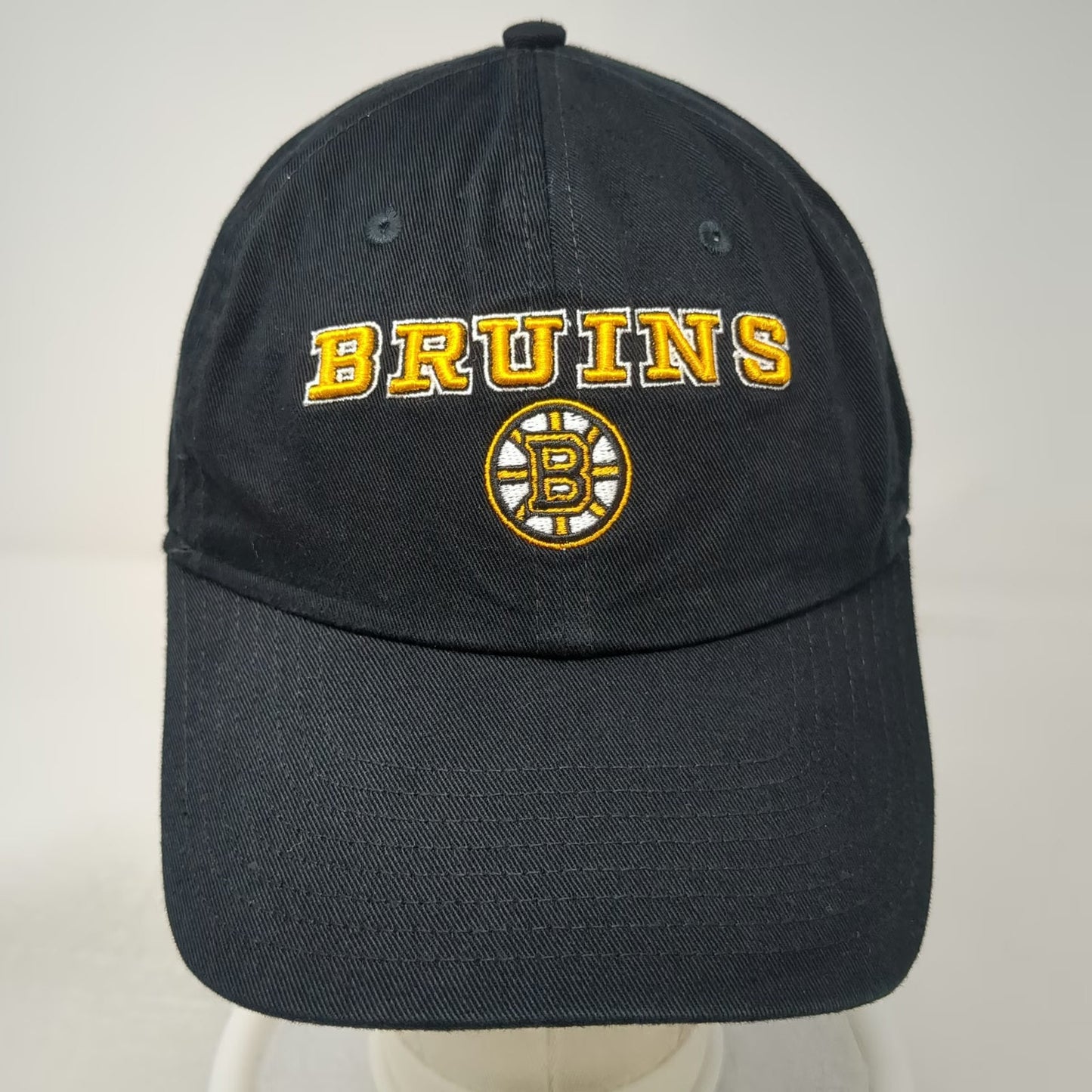 Boston Bruins NHL Fanatics Black Hat One Size Embroidered Logo Adjustable Cap