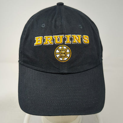 Boston Bruins NHL Fanatics Black Hat One Size Embroidered Logo Adjustable Cap
