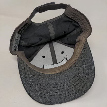 Bridgestone Strapback Hat Gray OSFA Adjustable 6 Panel K-Products