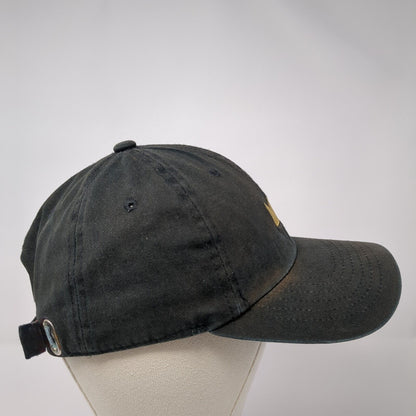 Crown Louis Slideback Baseball Cap Black One Size Adjustable Embroidered 6 Panel