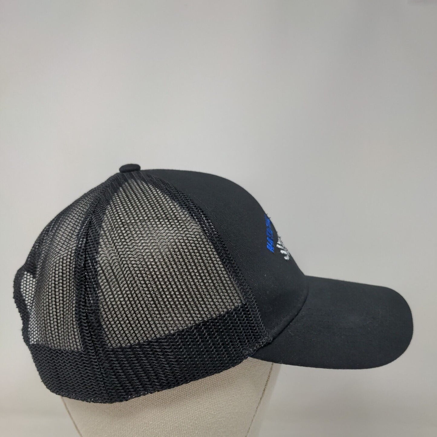 National Police Week Blackhawk Snapback Trucker Hat Black One Size Mesh Back