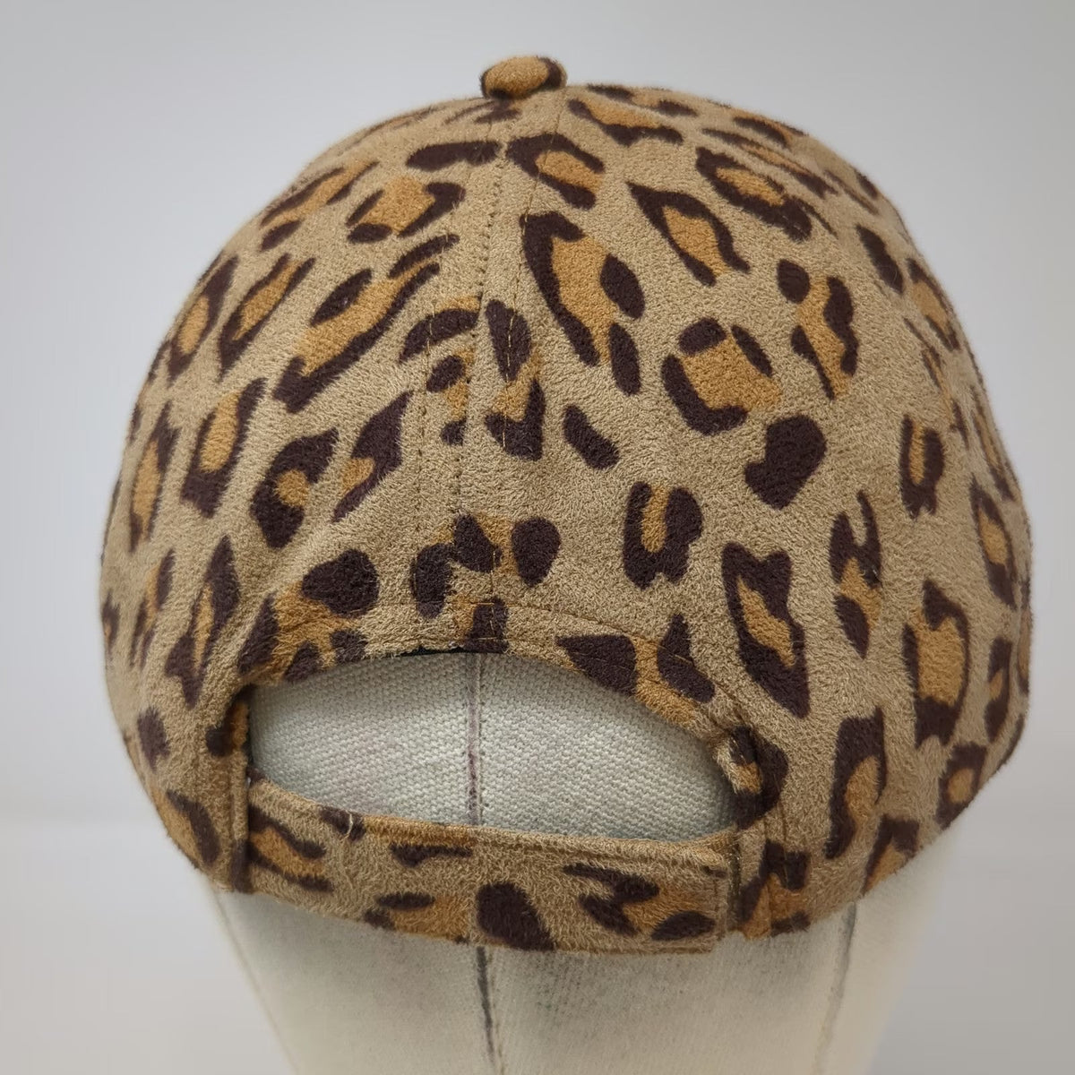 ABG Accessories 5 Panel Brown Black One Size Leopard Print Faux Leather Hat
