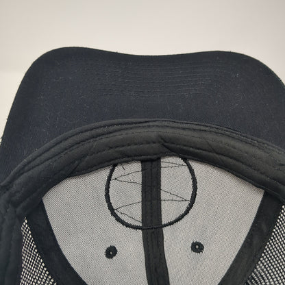 Bring Back Local Patch Snapback Trucker Hat Black One Size Mesh Back