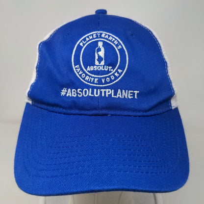 Planet Earth's Favorite Vodka Absolut Planet Trucker Hat Multicolor OS Mesh Back