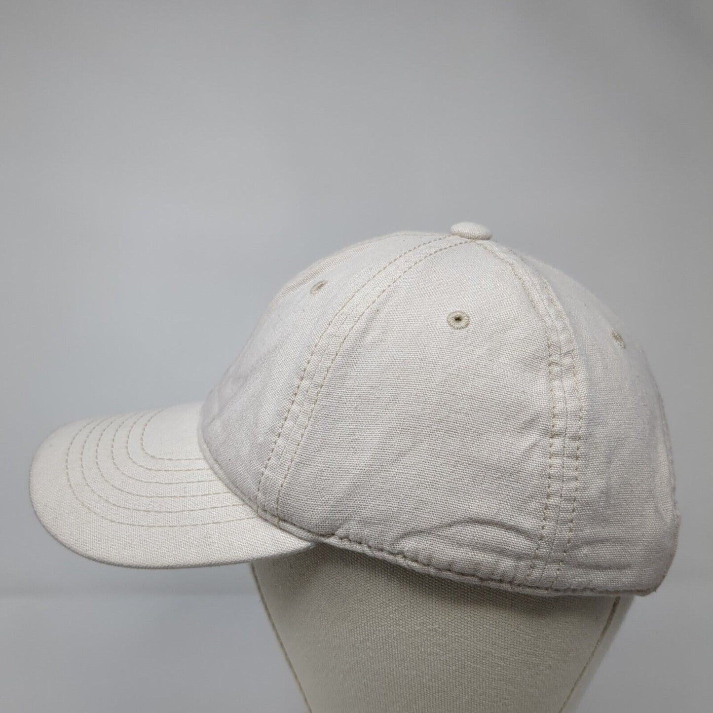 Unbranded Slideback Hat Tan OSFA Adjustable Blank Solid 6 Panel