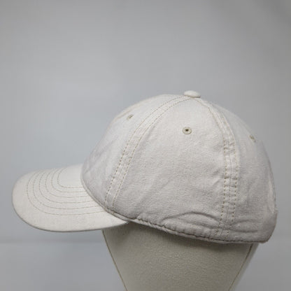 Unbranded Slideback Hat Tan OSFA Adjustable Blank Solid 6 Panel