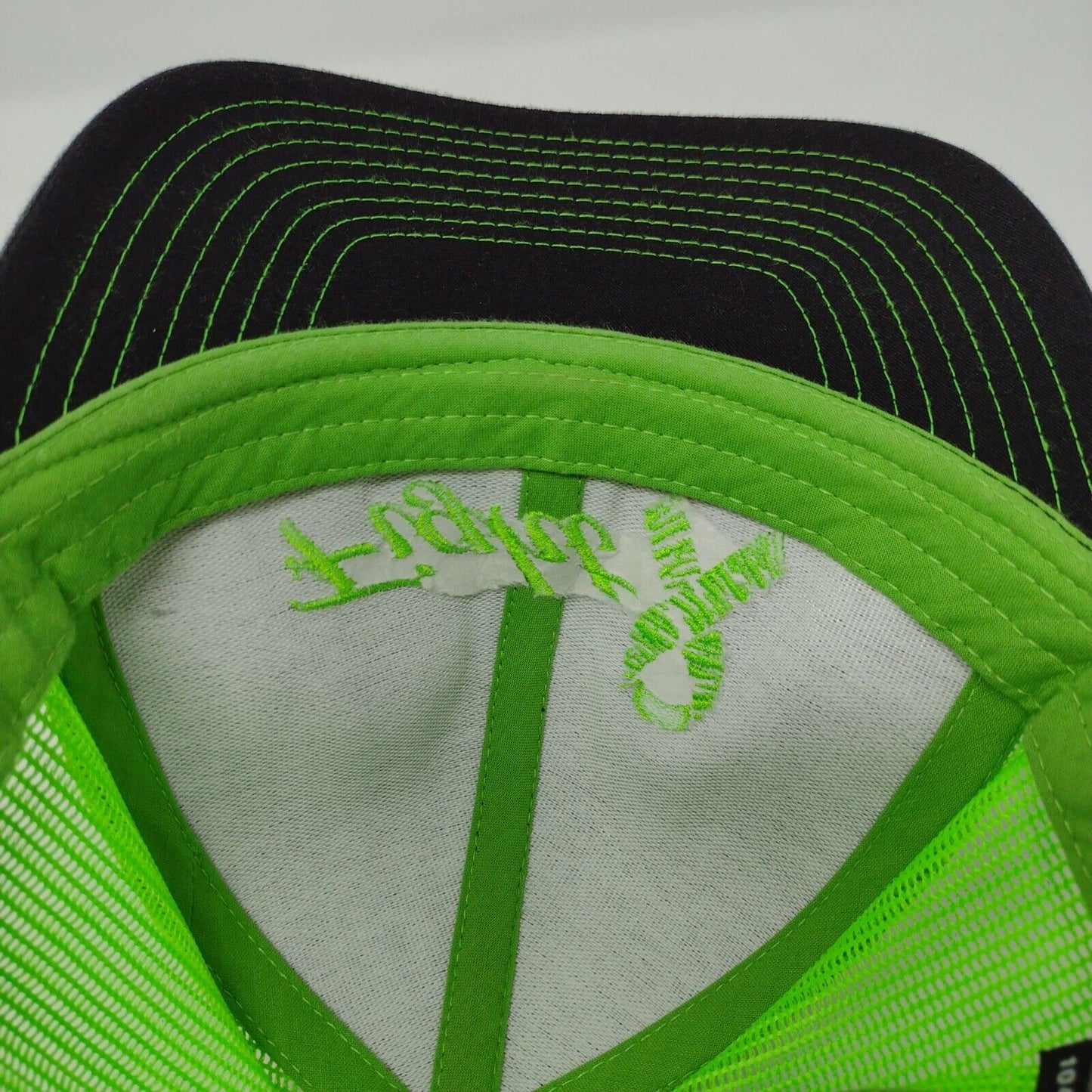 Fighting Tiger Ribbon Snapback Trucker Hat Multicolor OSFA Mesh Back