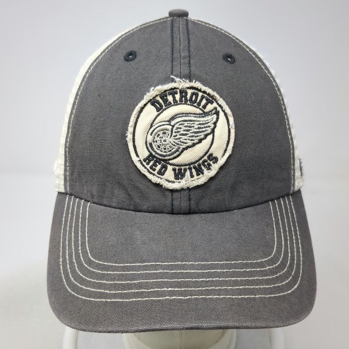 Detroit Red Wings NHL '47 Brand Gray One Size Cap Mesh Back Stretch Fit Hat