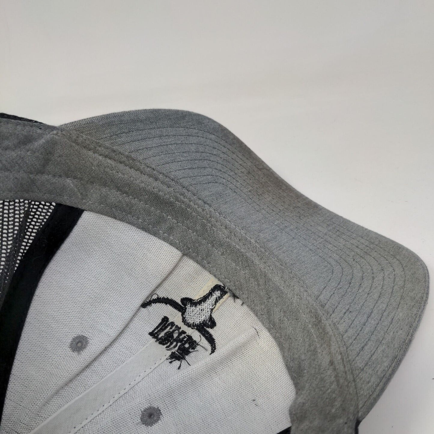 Dupree Farms Snapback Trucker Hat Gray One Size Embroidered Mesh Back Richardson