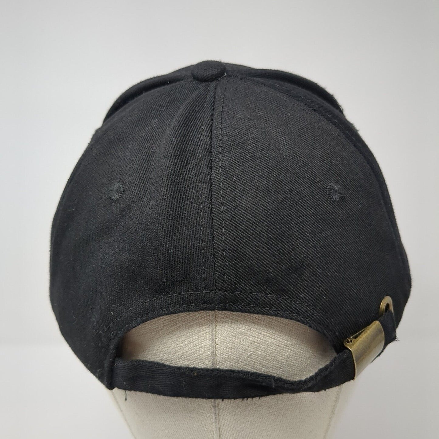 Panda Deadlift Slideback Hat Black One Size Adjustable Vent Holes