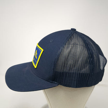 Richardson Trucker Hat Blue One Size NAU Coors Light 21 Means 21 Snapback