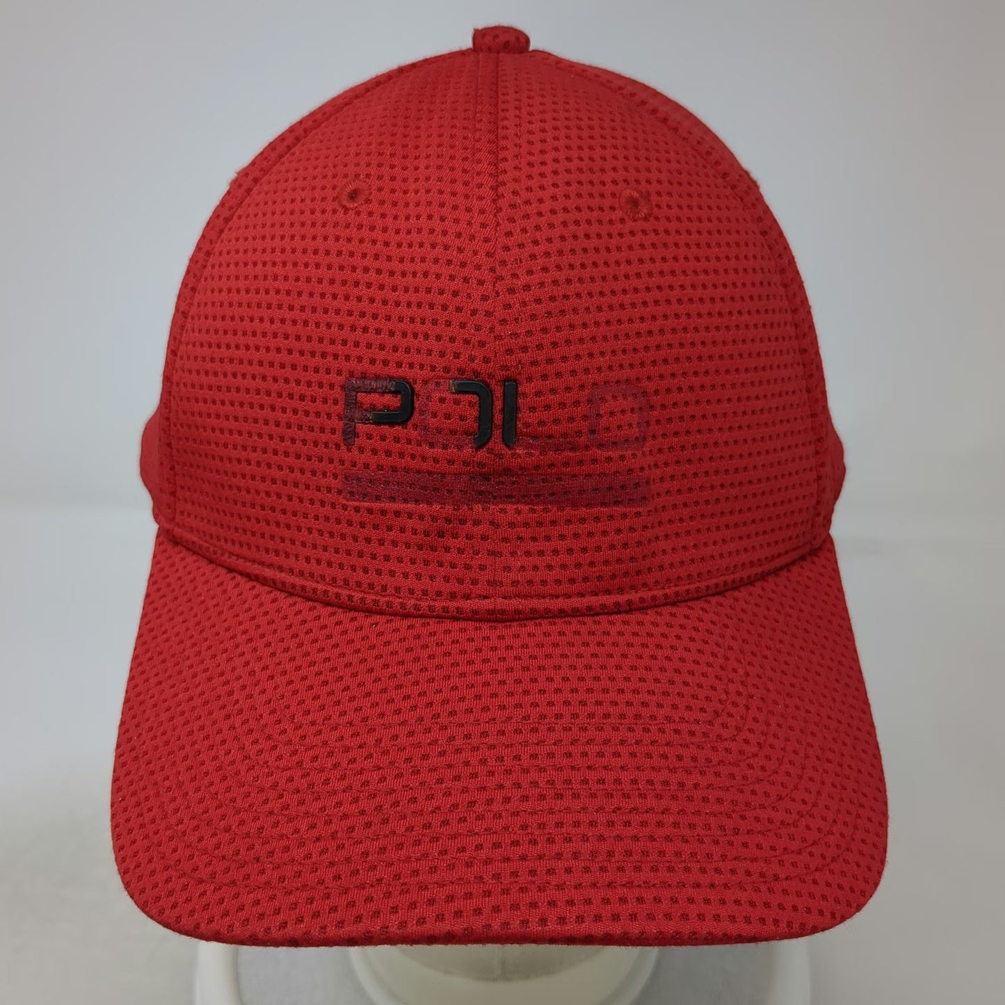 Polo Sport Ralph Lauren Red One Size Perforated Baseball Cap Hat Slideback