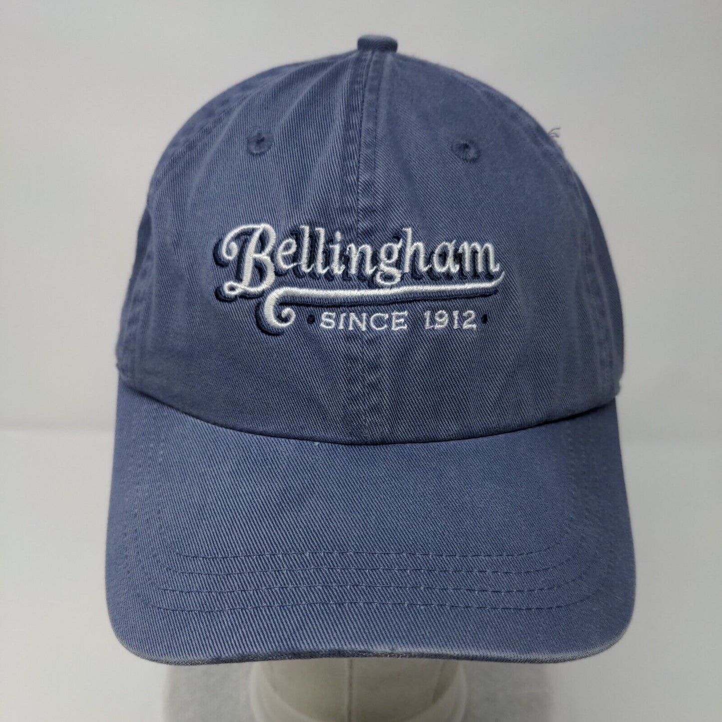 Bellingham Since 1912 Slideback Hat Blue One Size Adjustable Embroidered Ahead