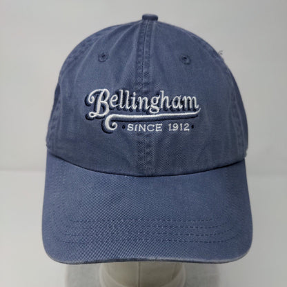 Bellingham Since 1912 Slideback Hat Blue One Size Adjustable Embroidered Ahead