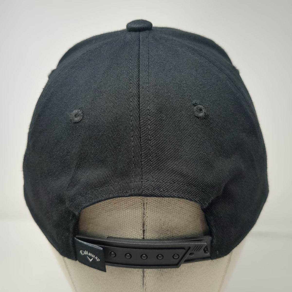 Callaway Snapback Hat Black One Size SH#NKS Embroidered X-Spann Stretch Golf Cap