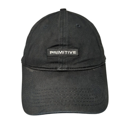 Primitive Skateboarding Slideback Hat Black OS Adjustable Embroidered 6 Panel