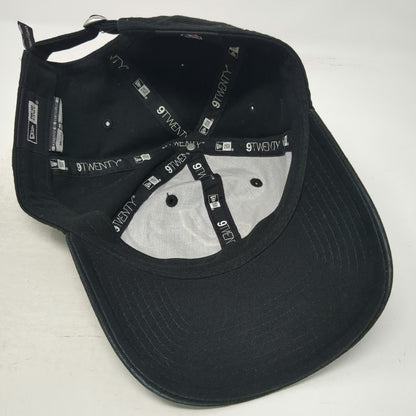 San Antonio Spurs NBA New Era Cap Black OS 9TWENTY Adjustable Strap Logo Hat