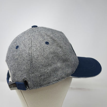 Land Rover 5 Panel Gray Blue Wool Blend Hat One Size Embroidered Logo Cap