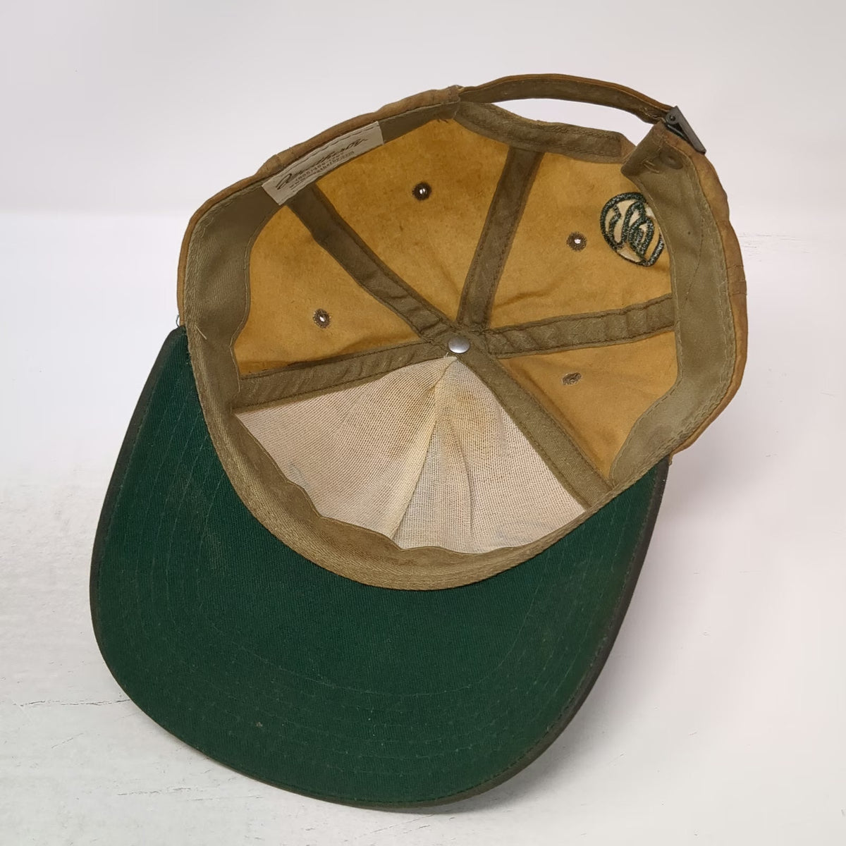 Weatherby Baseball Cap Brown Green One Size Adjustable Hunting Shooting Hat